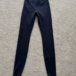 Blue Lulu Lemon High-Waist Leggings